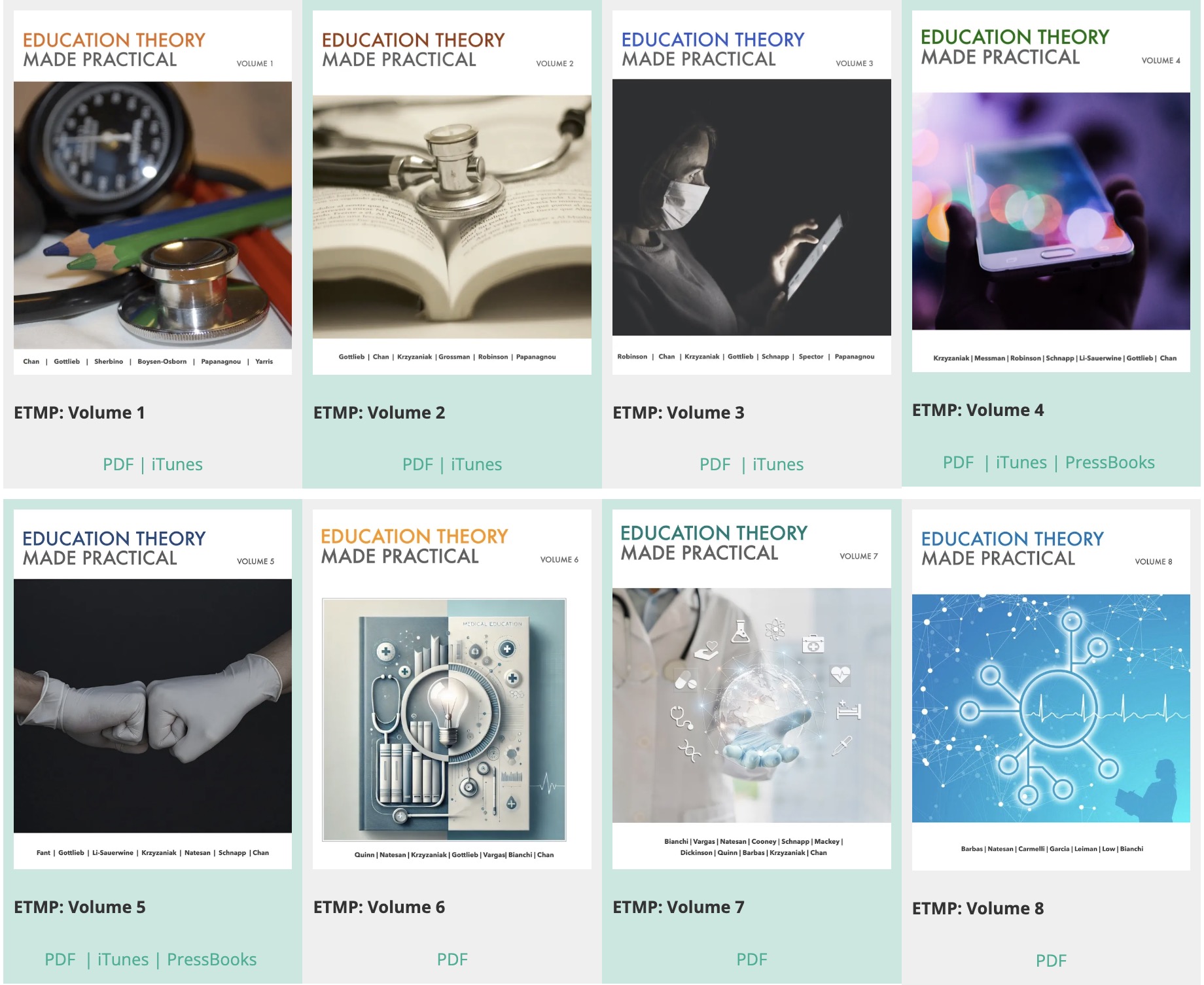 Education Theory Made Practical: All 8 Volumes Free